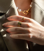 Bague Leia (Acier doré)