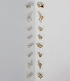 Piercing Barbade (Acier doré)