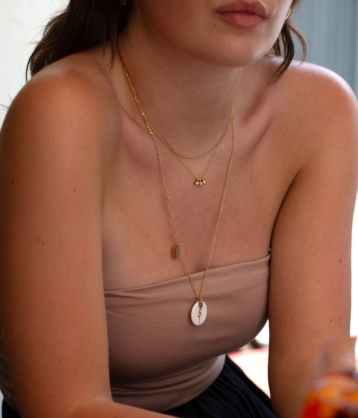 Collier Bjorn (Acier doré)