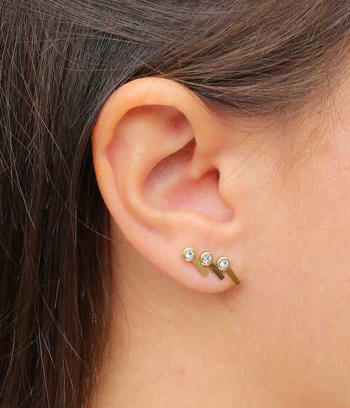 Boucles d'oreilles Arsène (Acier)