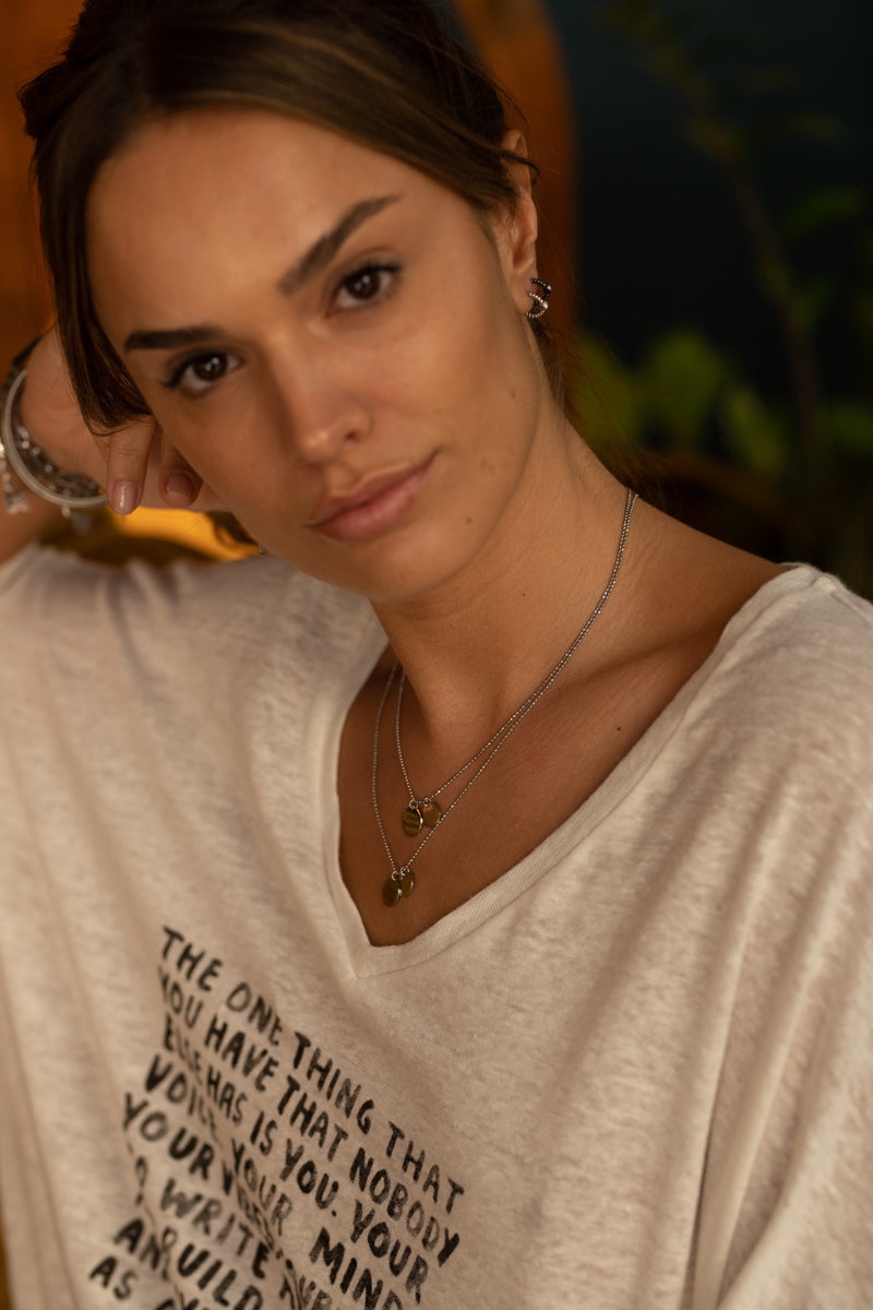 Collier Béatrice (Acier doré)