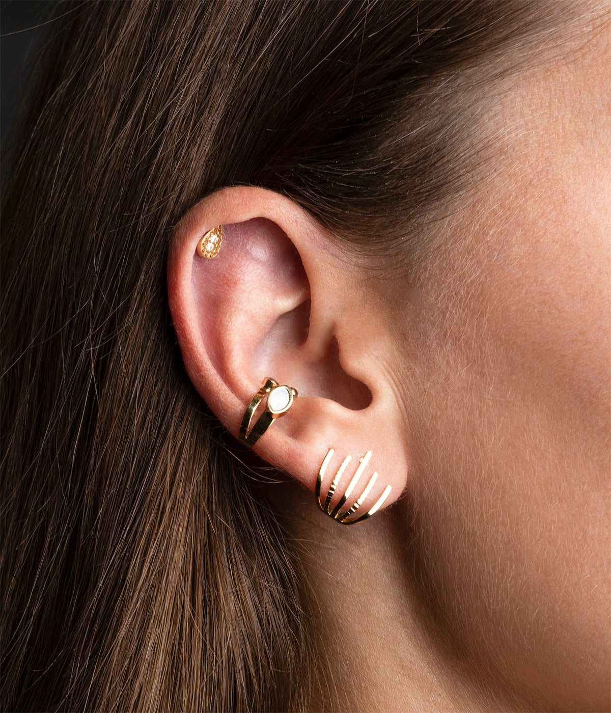 Piercing Devon (Acier doré)
