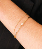 Bracelet Jonc Belenos (Acier doré)