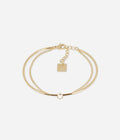 Bracelet Jonc Lionel (Acier doré)