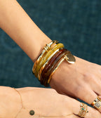 Bracelet Jonc Alfred (Acier doré)