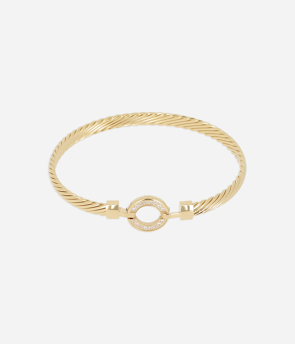 Bracelet Jonc Invalis (Acier doré)