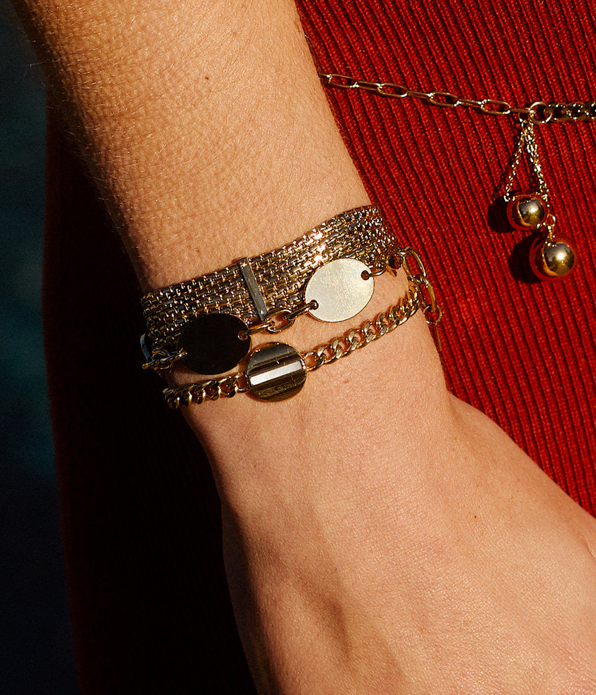 Bracelet Farinole (Acier doré)