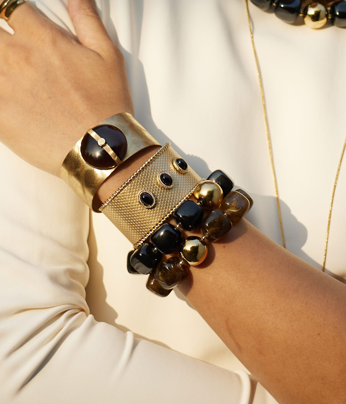 Bracelet Laïos (Acier doré)