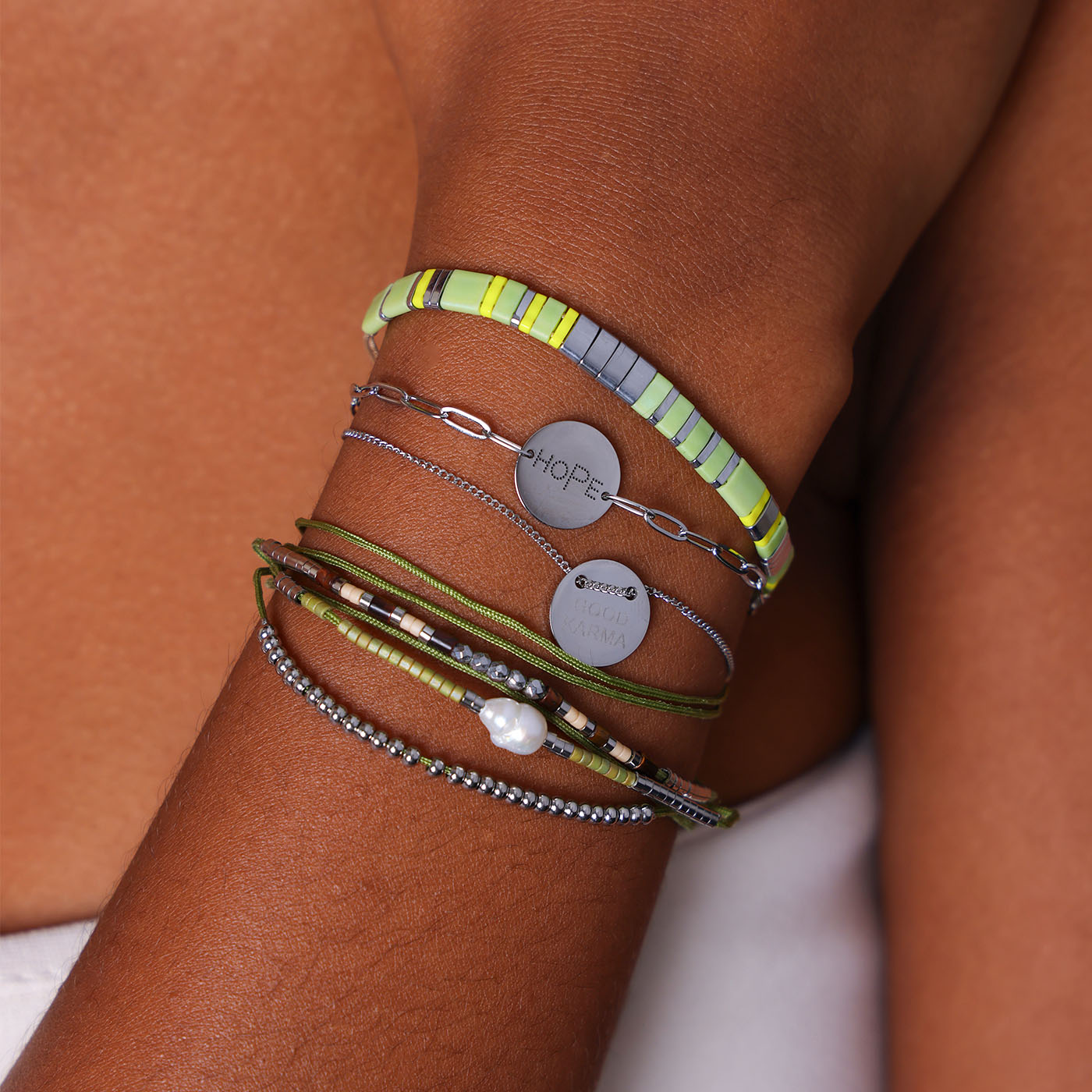 Bracelet Miyuki (Acier)