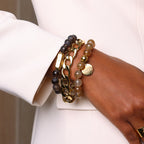 Bracelet Alma (Acier doré)