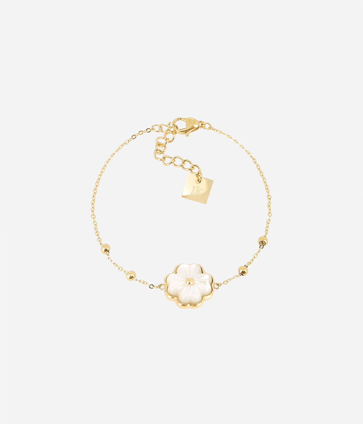 Bracelet Trifolium (Acier doré)