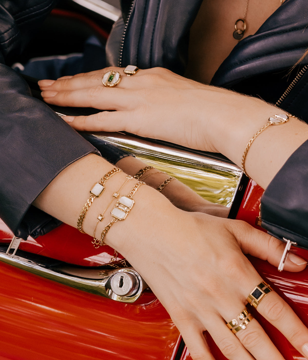 Bracelet Nola (Acier doré)