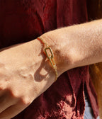 Bracelet Gamma (Acier doré)