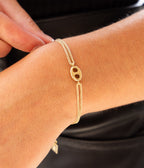 Bracelet Hena (Acier doré)