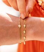 Bracelet Enia (Acier doré)