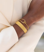 Bracelet Loelia (Acier doré)