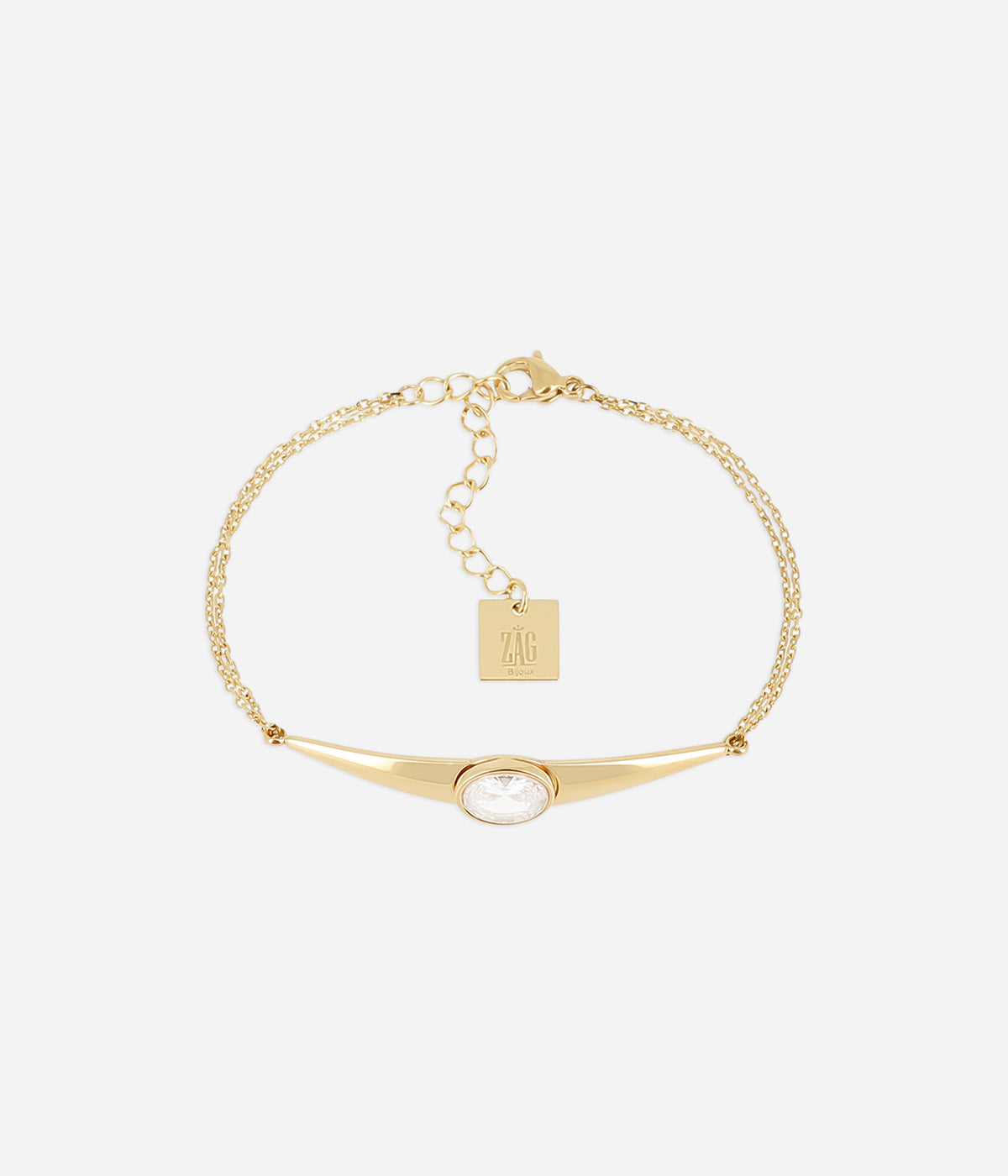 Bracelet Ornella (Acier doré)