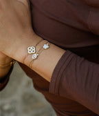 Bracelet Eternel (Acier doré)