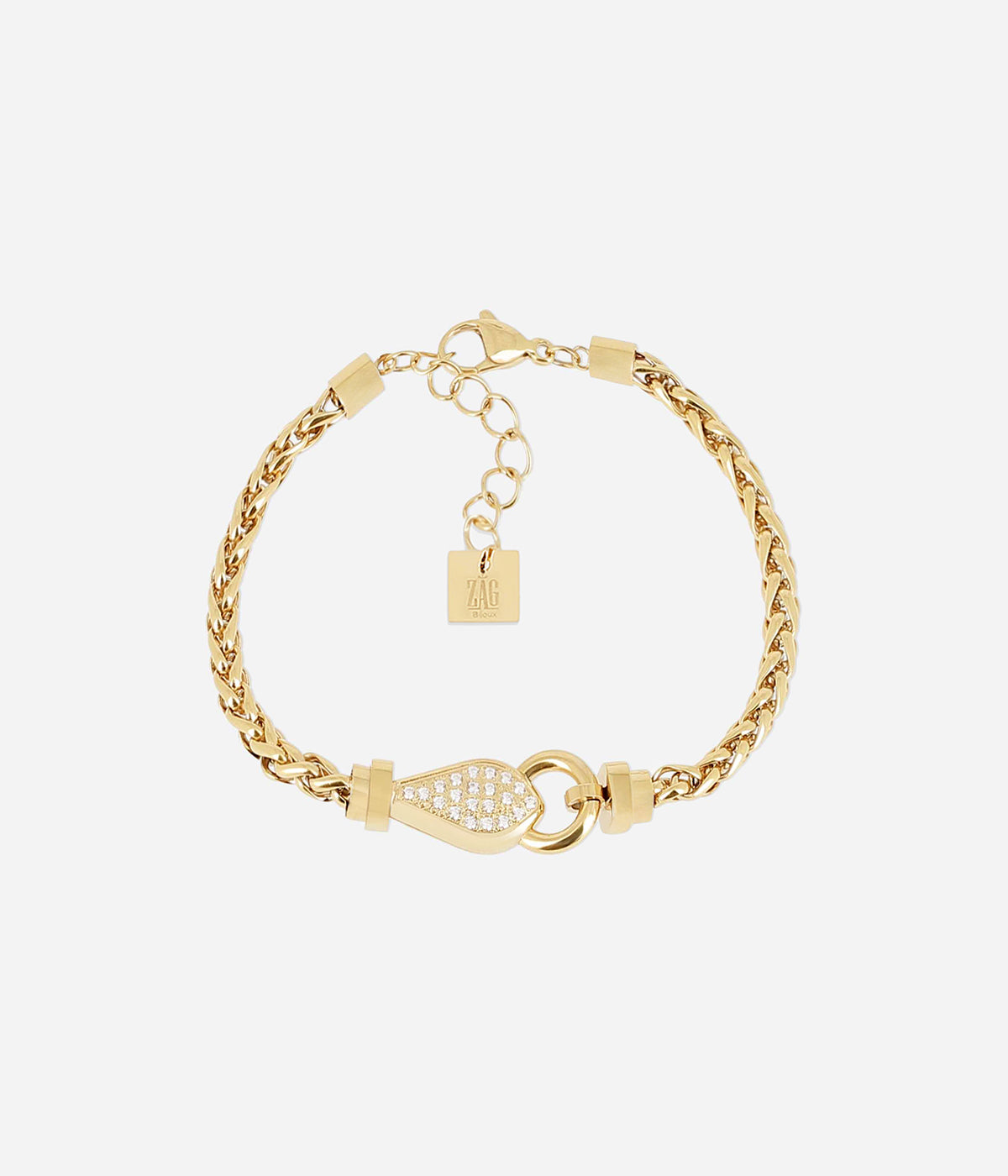 Bracelet Snake (Acier doré)