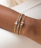 Bracelet Enea (Acier doré)