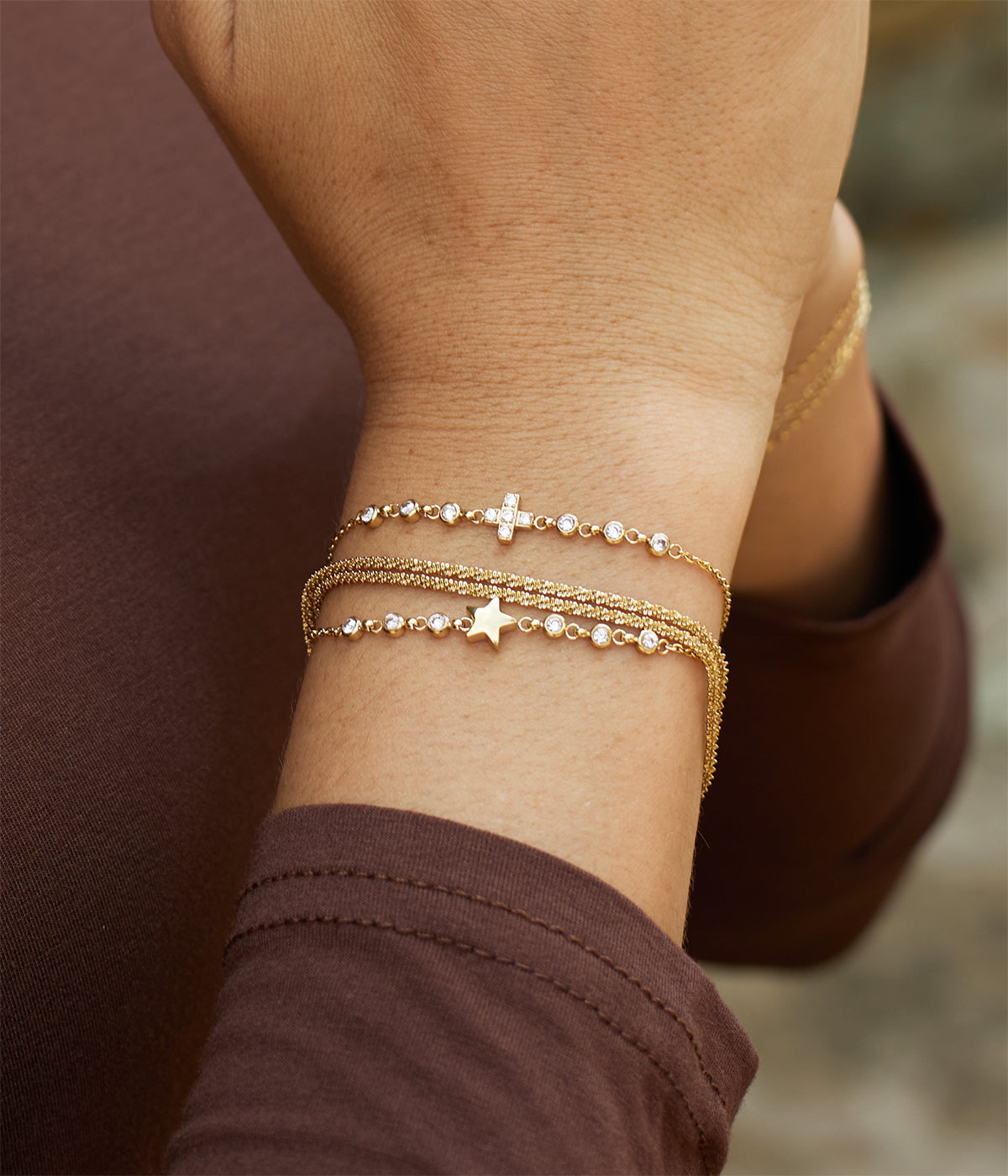 Bracelet Nera (Acier doré)