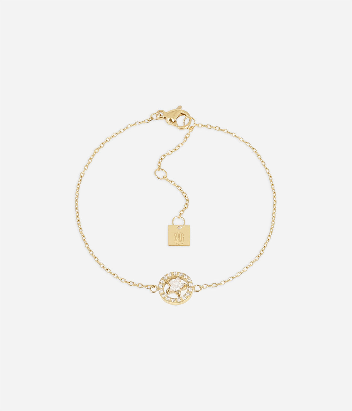 Bracelet Alvéria (Acier doré)