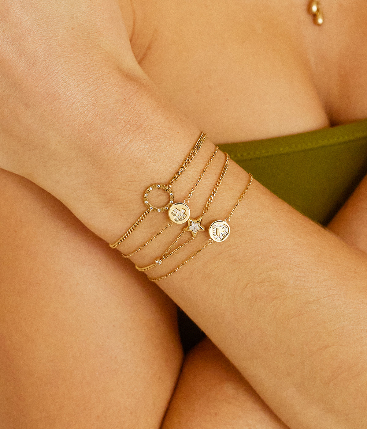 Bracelet Aghione (Acier doré)