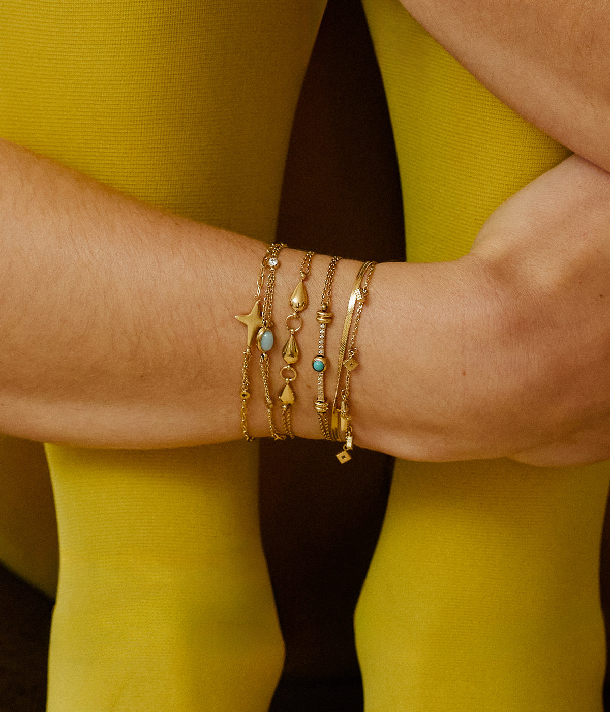 Bracelet Tandalo (Acier doré)