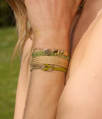 Bracelet Tergu (Acier doré)
