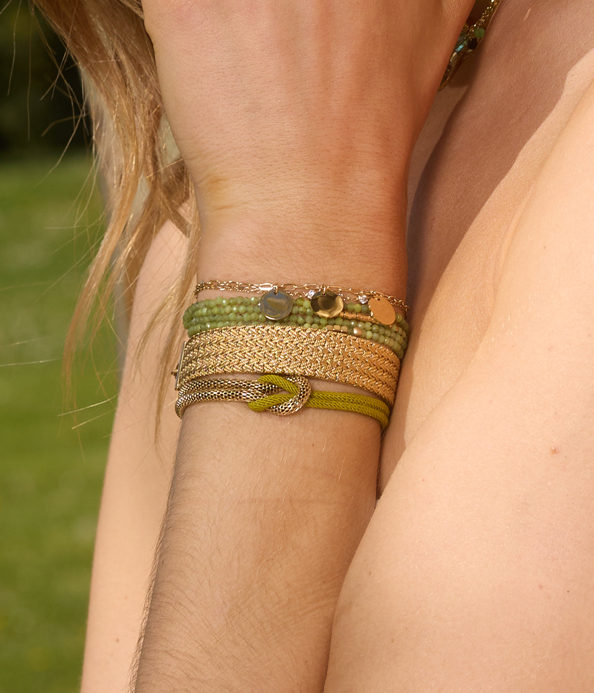 Bracelet Loelia (Acier doré)