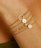 Bracelet Trezza (Acier doré)
