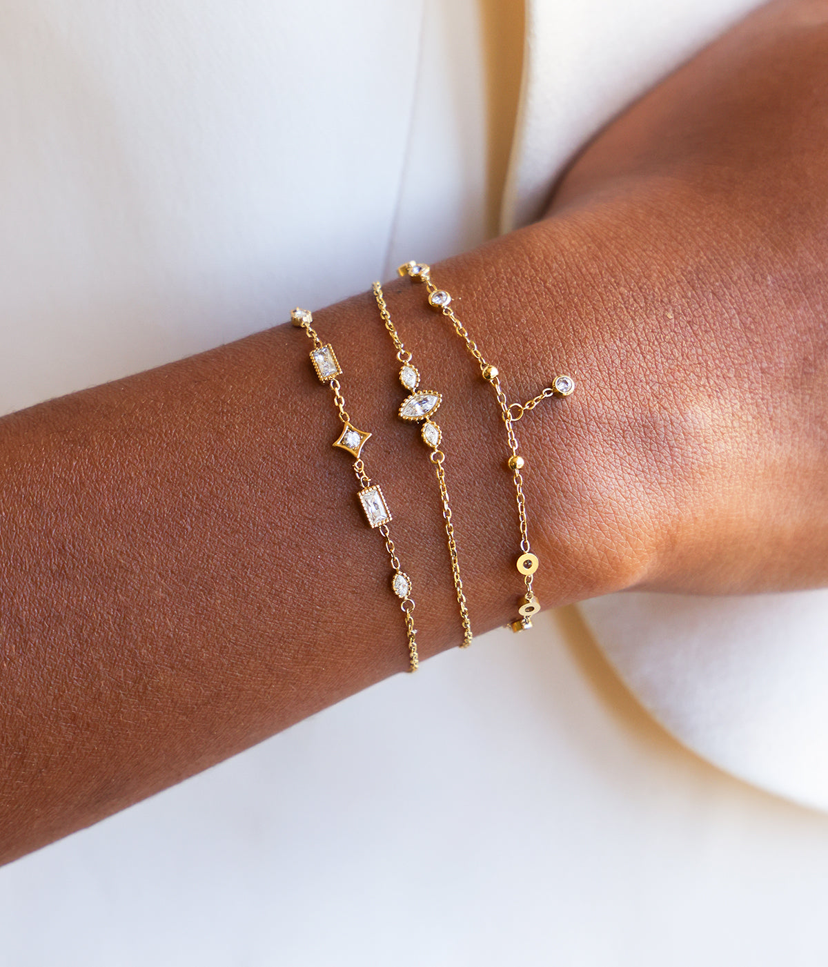 Bracelet Sersale (Acier doré)