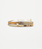 Bracelet Cube (Acier doré)