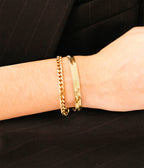 Bracelet Nokka (Acier doré)