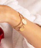 Bracelet Alar (Acier doré)