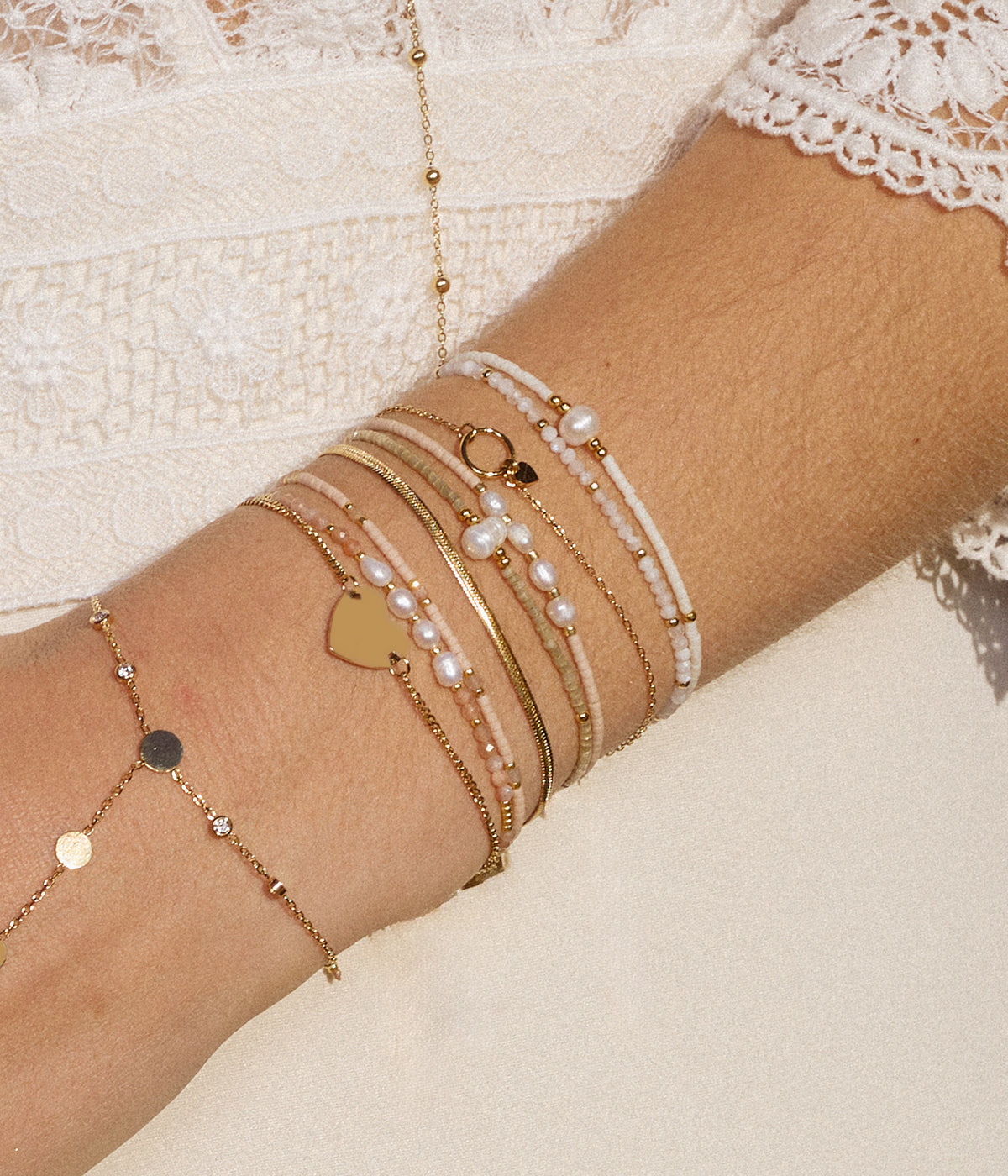 Bracelets Solinas (Acier doré)