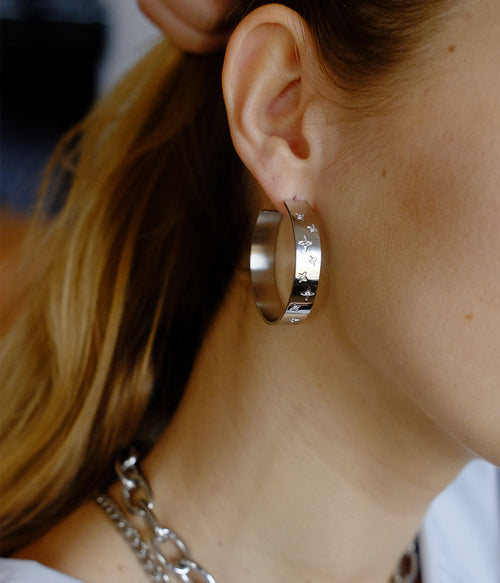 Boucles d'oreilles Cosmo (Acier)