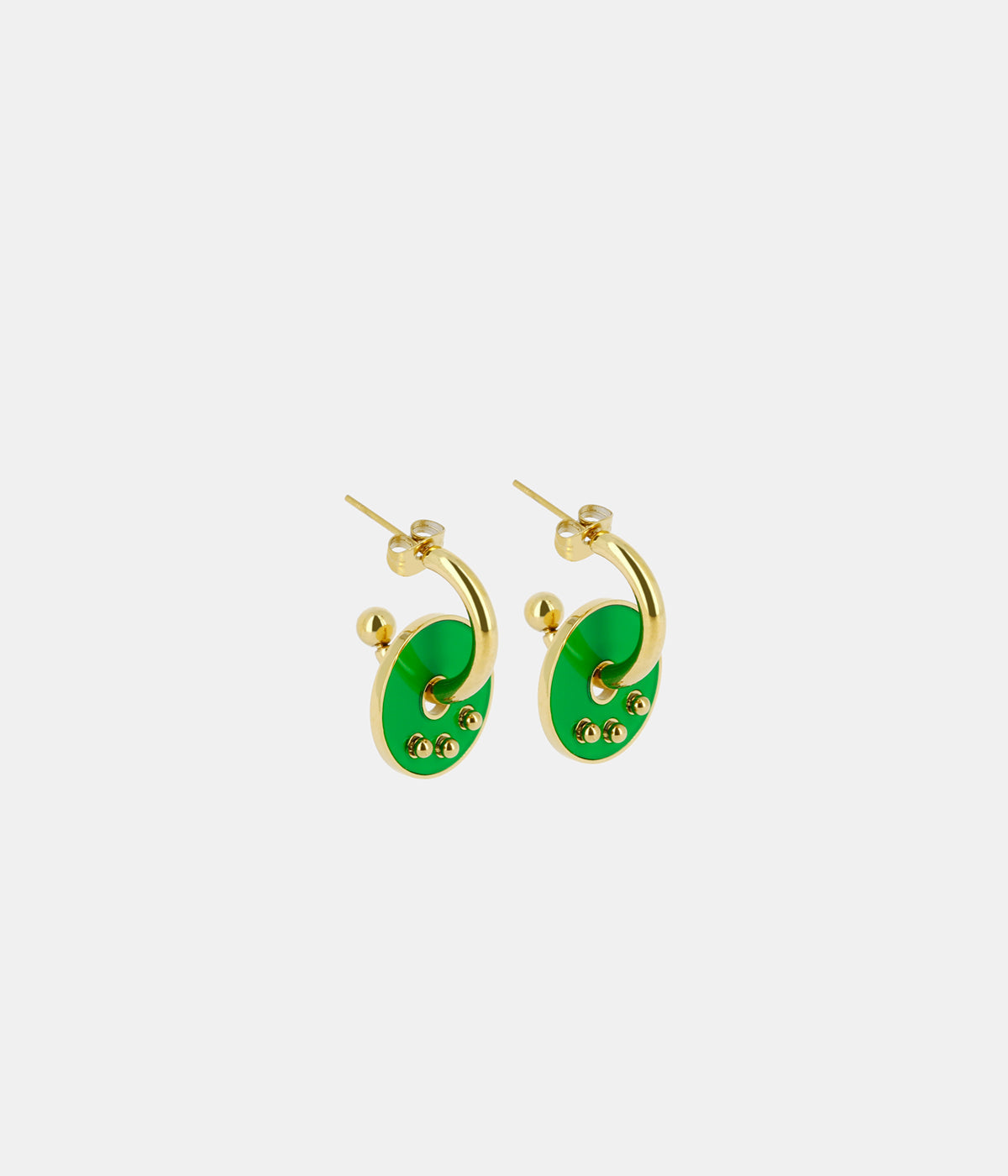 Boucles d'oreilles Heidi (Acier doré)