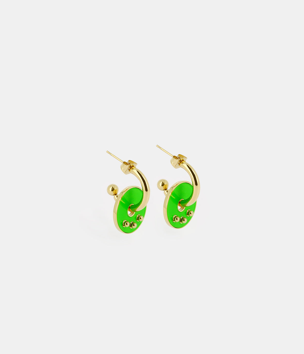 Boucles d'oreilles Heidi (Acier doré)