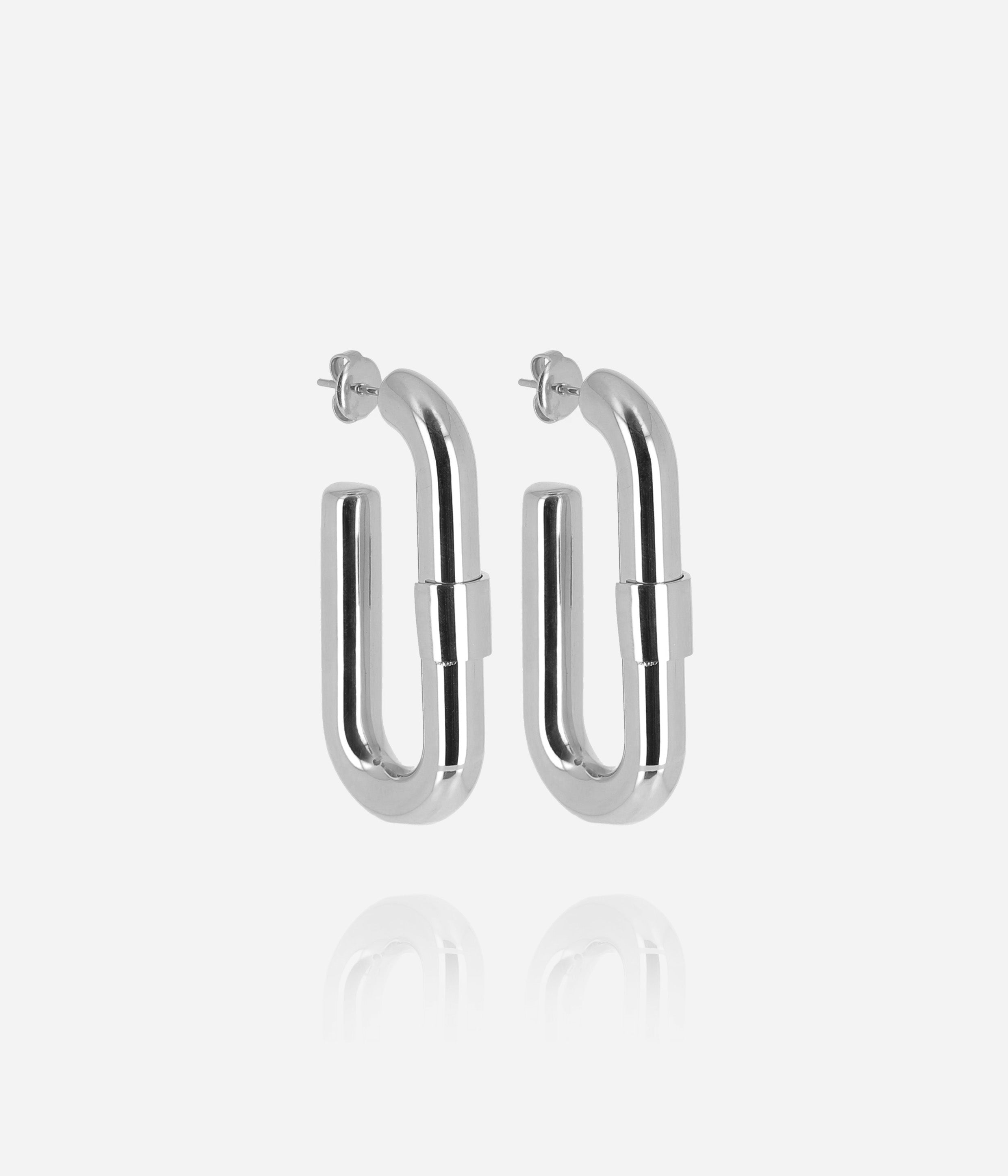 Boucles d'oreilles Lafra (Acier)