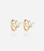 Boucles d'oreilles Clémentine (Acier doré)
