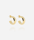 Boucles d'oreilles Pikok (Acier doré)