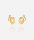 Boucles d'oreilles Deva (Acier doré)