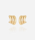Boucles d'oreilles Ermina (Acier doré)