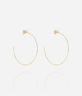 Boucles d'oreilles Romana (Acier doré)