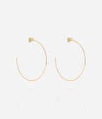 Boucles d'oreilles Romana (Acier doré)