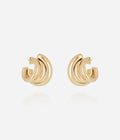 Boucles d'oreilles Amaya (Acier doré)