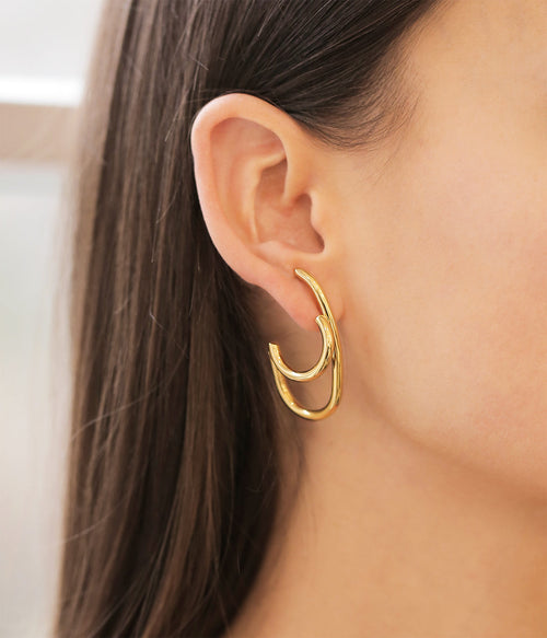 Boucles d'oreilles Augusta (Acier)