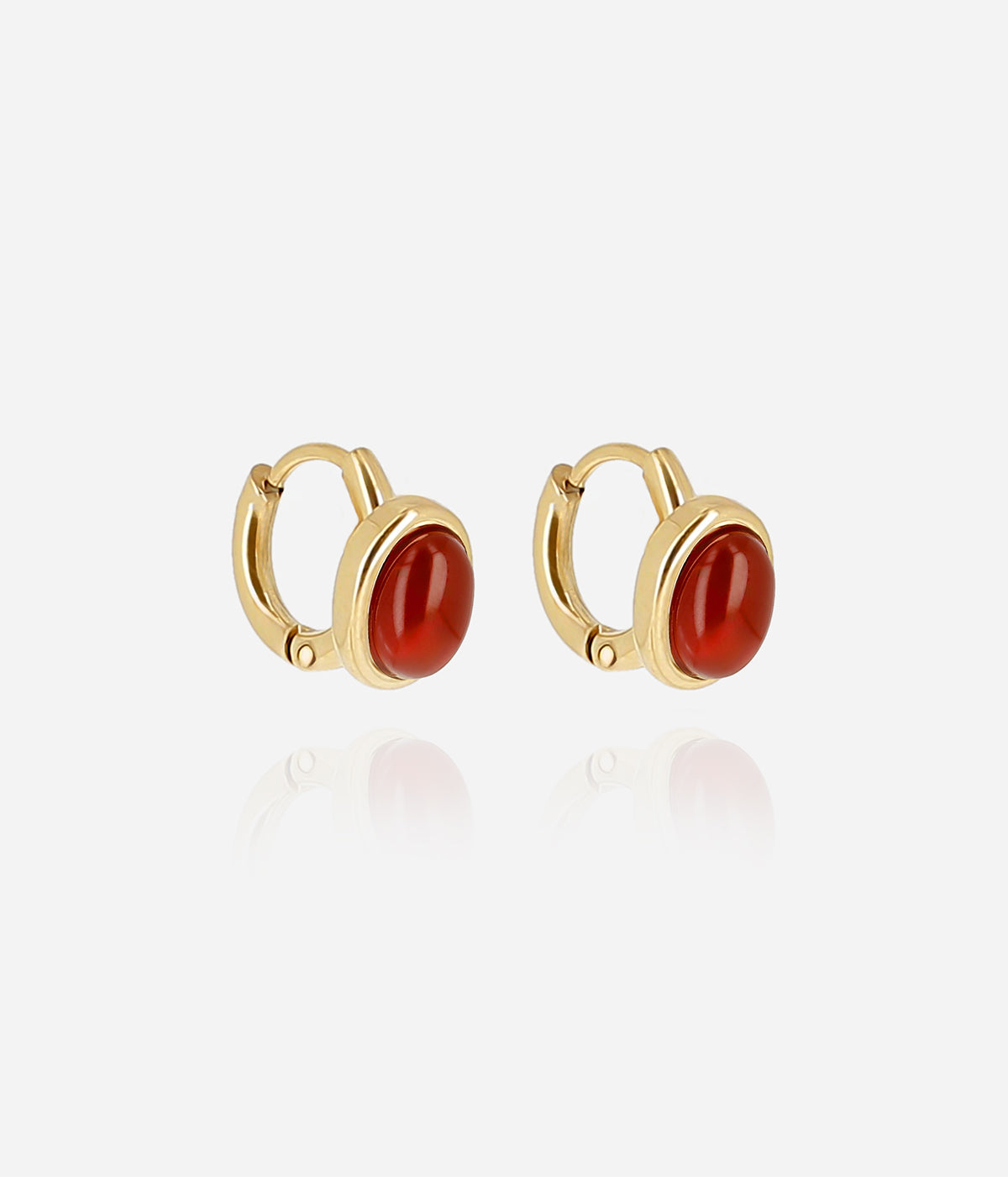 Boucles d'oreilles Cabaji (Acier doré)