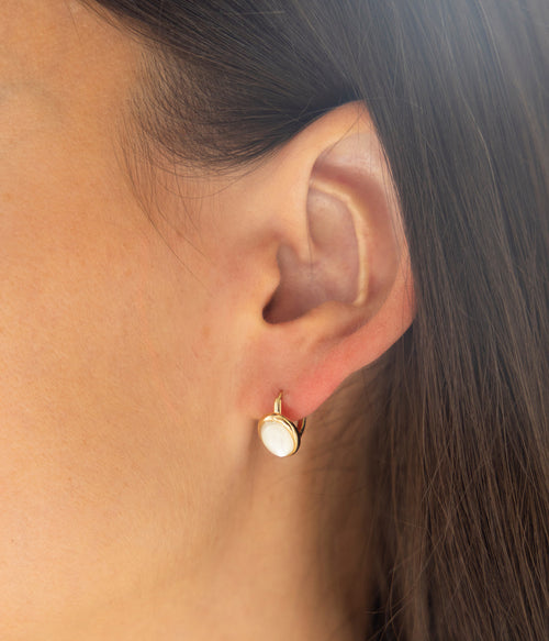 Boucles d'oreilles Cabaji (Acier doré)